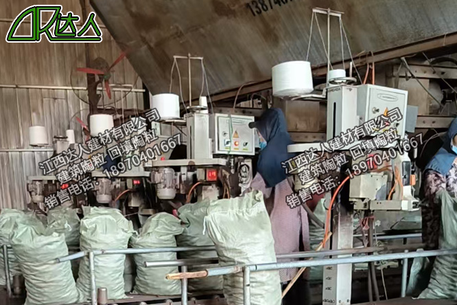 江西達人建材有限公司_建筑陶粒打包車間